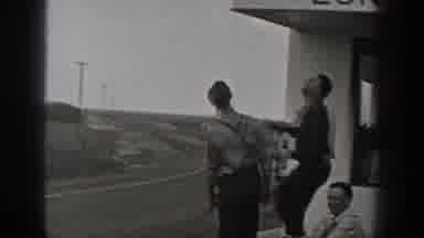 Washington USA (1940): Horsing Around At Fred's Cafe