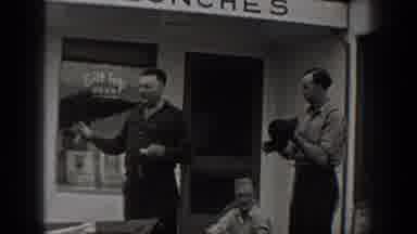 Washington USA (1940): Friends Enjoy A Good Time On A Nice Day Play Games After