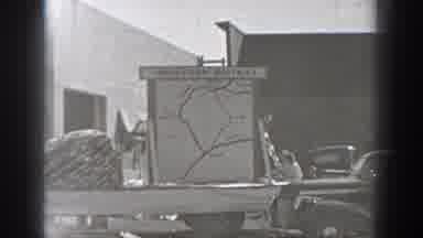 Washington USA (1940): Huge Sign Irrigation District With Land Map Below A Lind