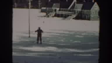 Washington USA (1940): One Person Is Doing Scatting In The Iceland To Go Fast