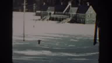 Washington USA (1940): A Person Is Seen In The Distance As They Sky Down The Slope
