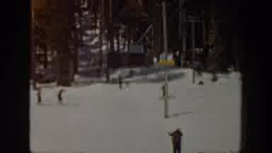 Washington USA (1940): Most Of The People Are Sliding And Some Are Standing On The