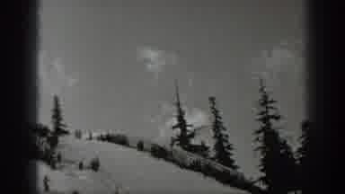 Washington USA (1940): Competition Or Enjoyment At A Snowy Mountain