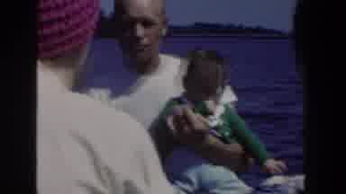 Wisconsin USA (1953): Some Persons Going To Boat Riding And One Person Is