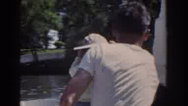Wisconsin USA (1953): Family Boating Together On A Lake