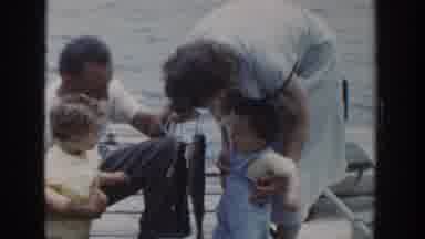 Wisconsin USA (1953): Both Parents Encouraging Their Children To Appreciate The