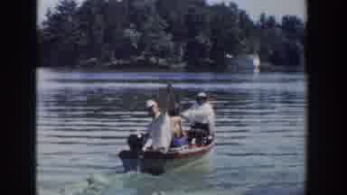 Wisconsin USA (1953): Family Fun Summer Time On The Water Boating At Park