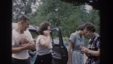 Wisconsin USA (1953): Laughing Ladies Enjoying Day With Friends