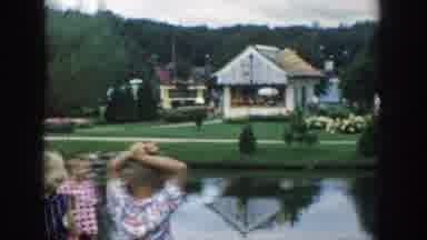 Wisconsin Dells Wisconsin USA (1954): Beautiful View Of An Children's Exhibition