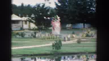 Wisconsin Dells Wisconsin USA (1954): People Stroll Walkways Of An Area Filled