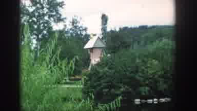Wisconsin Dells Wisconsin USA (1954): Young Boy Running Away From Duck Pond While