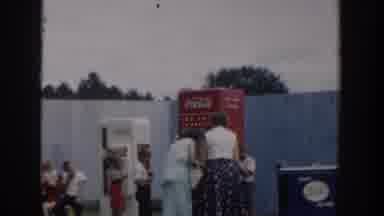 Wisconsin Dells Wisconsin USA (1954): The Family Is Buying Coca-Cola From The