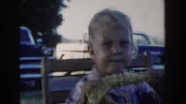 Wisconsin Dells Wisconsin USA (1954): Old Family Footage Of A Lunch Outdoors As