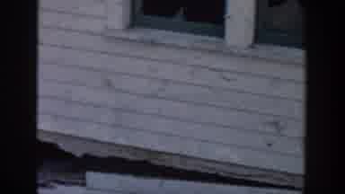 Grand Rapids Michigan USA (1956): House Apparently Damaged By Natural Disaster
