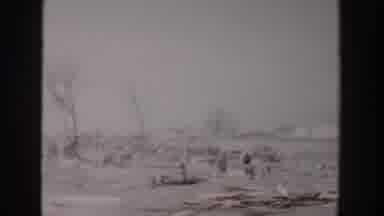 Grand Rapids Michigan USA (1956): Pan Across An Open Field Including Old War