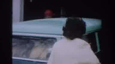 Michigan USA (1957): Women Walking In The Road