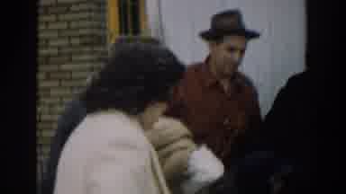 Michigan USA (1957): Old Home Video Family Greeting Each Other