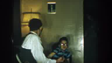 Michigan USA (1957): Parents And Their Children Together At Home With Each Other
