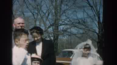 Michigan USA (1957): Nicely Dressed Family Gets Ready To Go To DaughterâS First
