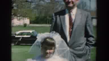 Michigan USA (1957): Holy Communion Day Of A Girl In A Church With Her Friends And
