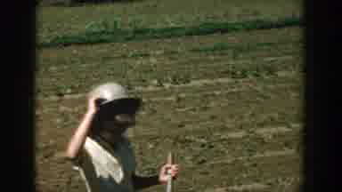 Michigan USA (1957): One Boy Is Playing In The Swing,One Girl Is Standing In The