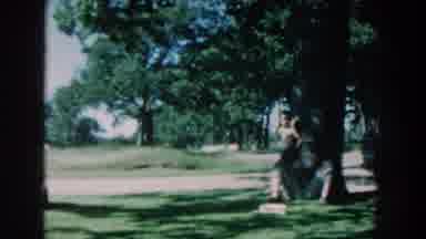 Michigan USA (1957): Family Playing Outside Fun
