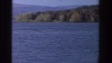 Wisconsin USA (1957): Panoramic View Of Nice Laguna With Boats With Fishermen In