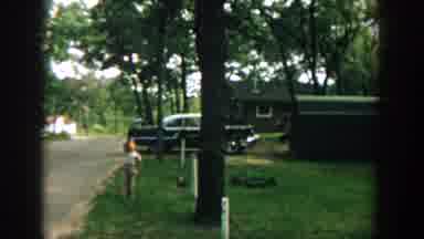 Wisconsin USA (1957): One Person Capturing Our Children's Playing In The Road