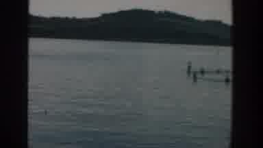 Wisconsin USA (1957): People Wading In The Water