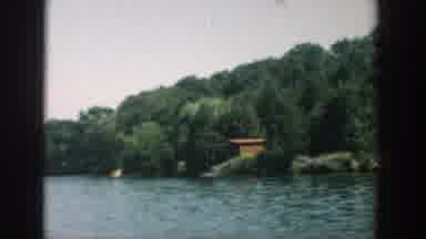 Wisconsin USA (1957): Panorama Of The River And The Landscapes Of A Small Town