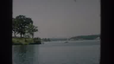 Wisconsin USA (1957): Small Island Covered In Trees Surrounded By Water