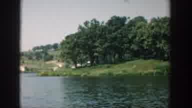 Wisconsin USA (1957): Boy Summer Spring Lake Water River Life Vest Child Outdoors