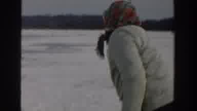 Wisconsin USA (1957): Ice Fishing On A Sunday Afternoon
