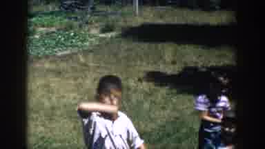 Michigan USA (1958): These Children Are Playing Garden Those Are Enjoying The Time