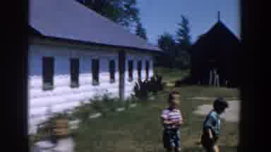 Michigan USA (1958): Classic Film Footage Of Children In The Yard And Roaming In