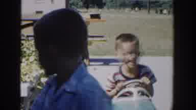 Michigan USA (1958): The Two Child Was Playing Together They Are Playing With Full