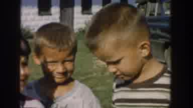 Michigan USA (1958): The Children Talking In The Funny Way While Playing