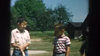 Michigan USA (1958): People Getting On A Fun Ride Having Fun Enjoying Their Time