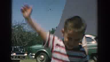 Michigan USA (1958): Family Enjoying Time Outside