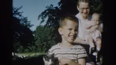 Michigan USA (1958): The Family With Their First Pet