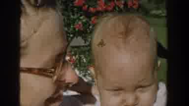 Michigan USA (1958): Woman Loving On Small Baby While Holding Child Smiling Lady