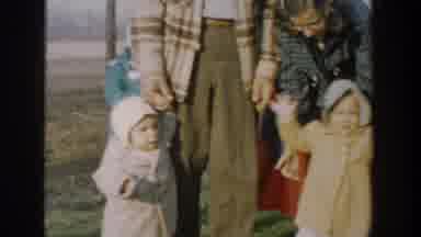Michigan USA (1958): Taking The Kids Out For A Walk