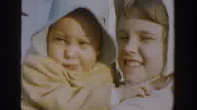 Michigan USA (1958): Baby Was Seeing A World With Smile