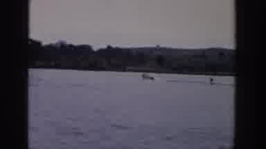Wisconsin USA (1958): Fishers Trying To Escape Stormy Seas In A Rainy And