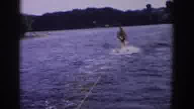 Wisconsin USA (1958): Water Skiing On The Lake Just Have A Good Ole Time