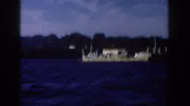Wisconsin USA (1958): Overlooking Parking Lot In River Dock