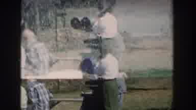 Wisconsin USA (1958): Huge Family Goes To A Lake To Fish For Food