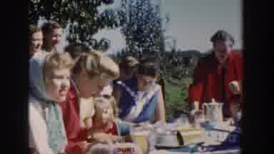 Wisconsin USA (1958): All Are Enjoying Someone Get Together Party And All Are