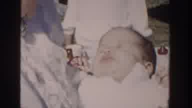 Wisconsin USA (1958): Holded White Baby Feelin' Asleep