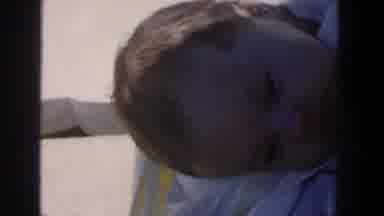 Wisconsin USA (1958): Man Holds Beautiful Baby In The Son Light The Beauty Of